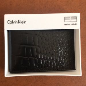 Calvin Klein leather billfold wallet